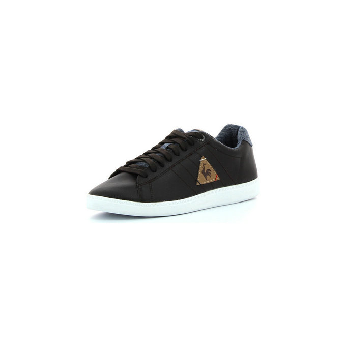 Le Coq Sportif Courtcraft S Lea Réglisse - Chaussures Baskets Basses Homme